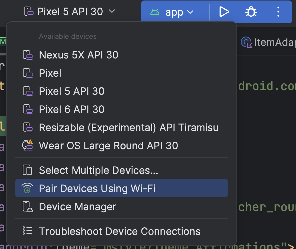 Adb wireless debugging